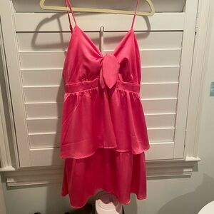 Elegant Pink Satin Nightgown